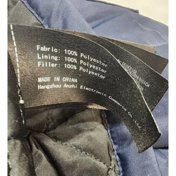 Wantdo Women's Ski Jacket/Winter Coat Navy with Faux Fur Trim Small - Picture 12 of 16